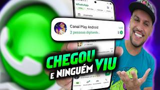 🚨 WHATSAPP ACABOU DE LIBERAR e NINGUÉM VIU AINDA! Contagem de Pessoas Digitando