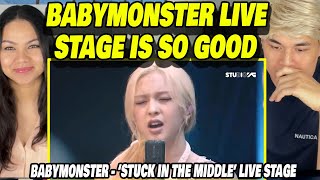 REACTION | BABYMONSTER - ‘Stuck In The Middle’ LIVE STAGE