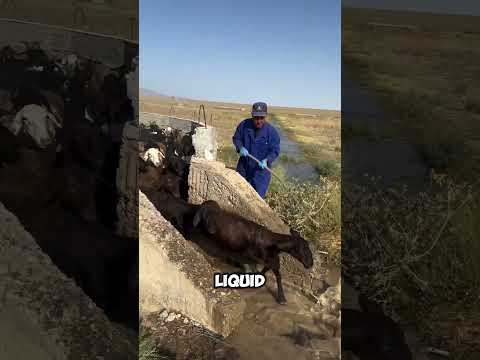 Why Farmers Use This Mysterious Liquid on Animals 🐑🐄  #shorts