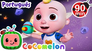 Canção do Foguete! Contagem Regressiva! | MARATONA | CoComelon em Português – Músicas Infantis