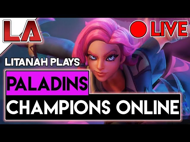 OPEN BETA 58 LIVE STREAM - Paladins Champions Online Gameplay - Grover and Zhin