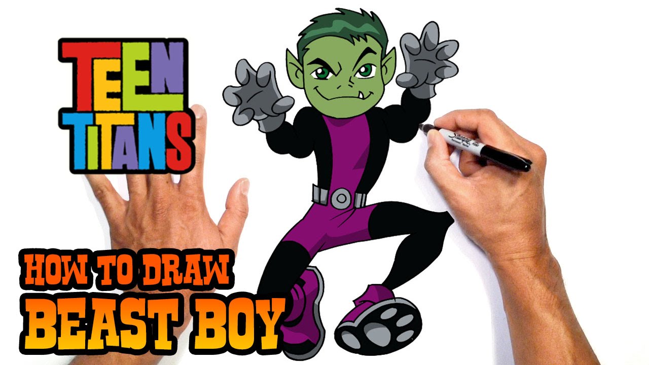 #1 How to Draw Beast Boy - Teen Titans