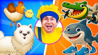 🤣 These Brainrot Animals Are TOO FUNNY! | Funny Kid Songs