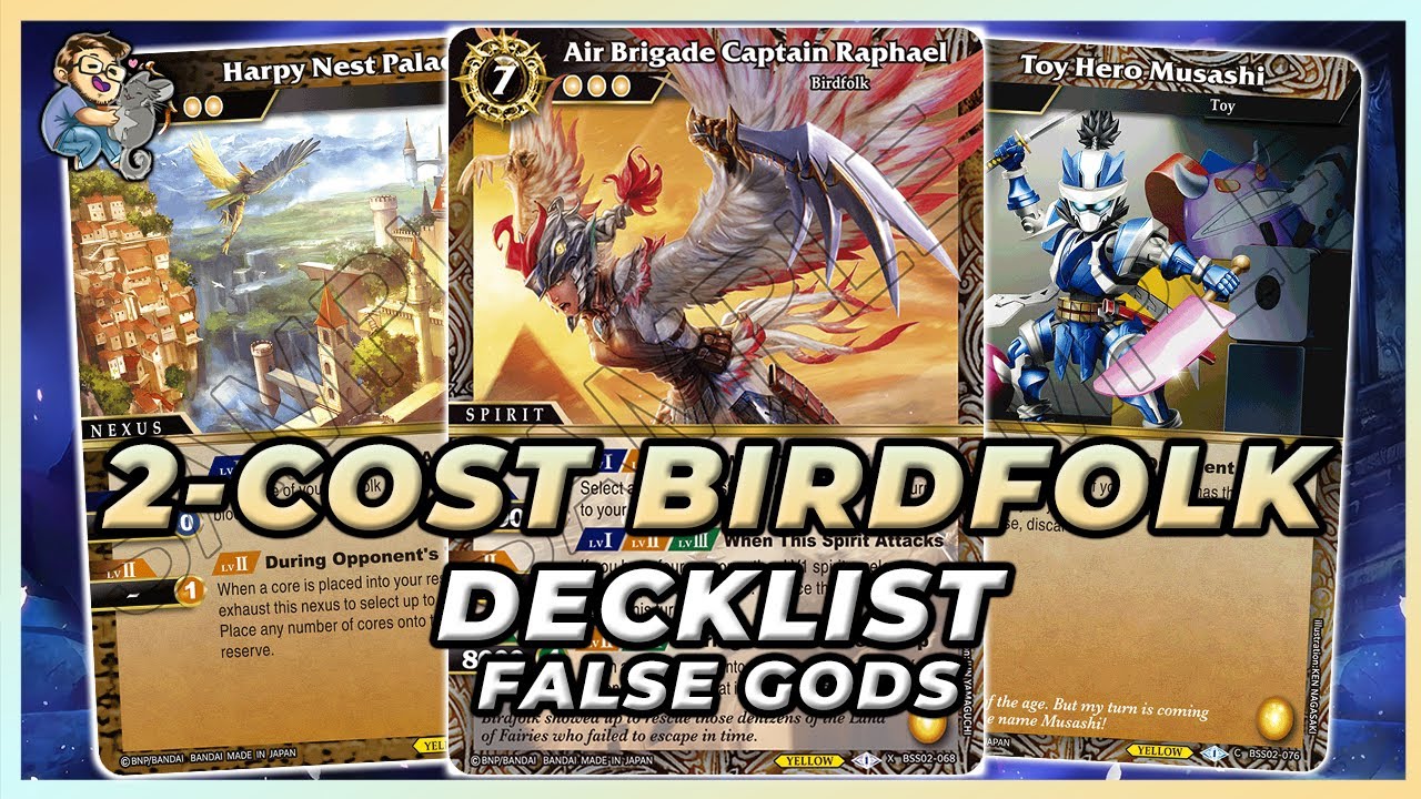 Axebiter HATES Blocking these Birdfolk! | 2-Cost Archetype | False Gods Battle Spirits Saga