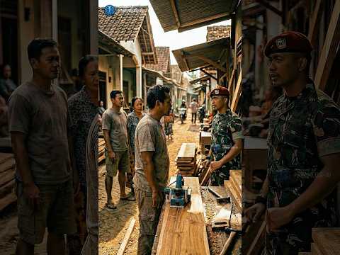 Tukang mebel penyebab suara berisik dan debu‼️ TNI kasih jalan keluar jitu #shorts #viral #tni #fypシ