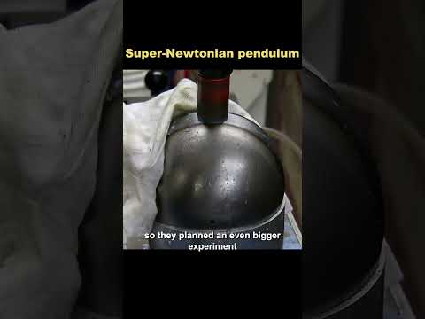 The world's largest Newtonian pendulum