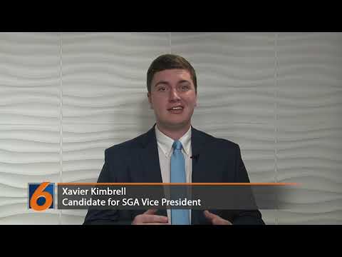 Xavier Kimbrell, candidate for SGA Vice President