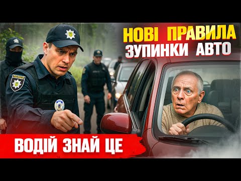 🛑 СТОП! Тепер зупиняють ВСІХ водіїв нові правила ПОЛІЦІЇ