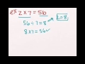 Exploring Unknown Numbers in Multiplication and Division