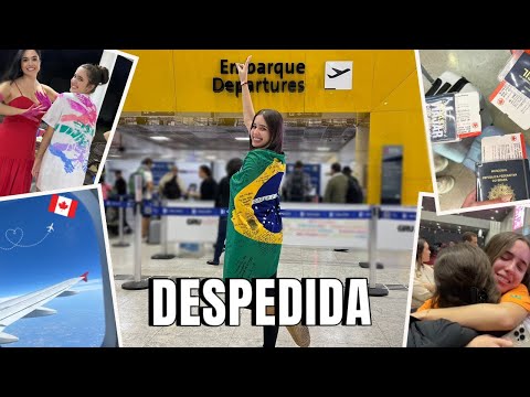 Diário de Intercâmbio #3 - DESPEDIDA, AEROPORTO E CHEGADA NO CANADÁ