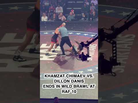 Khamzat Chimaev, Dillon Danis WILD BRAWL at RAF 10 - MMA Fighting