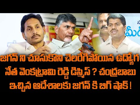 ఉద్యోగ నేత వెంకట్రామిరెడ్డి డిస్మిస్ ? చంద్రబాబు సంచలన ఆదేశాలు|Telugu News