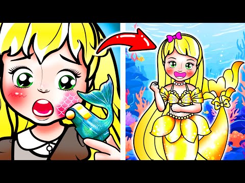 [🐾paper diy🐾] Disney Princess Extreme Makeover With Rich vs Poor Rapunzel - Rapunzel Family