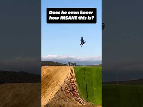 Insane backflip landing on a wheelie?!?!  #AxelHodges #Motorcross