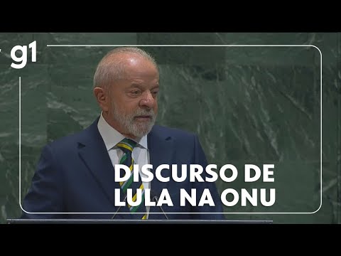 Confira o discurso de Lula na ONU