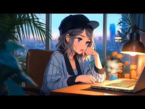 Evening Lofi Beats for Work & Study ~ Cozy City Sunset Ambience | Chill Urban Focus Music