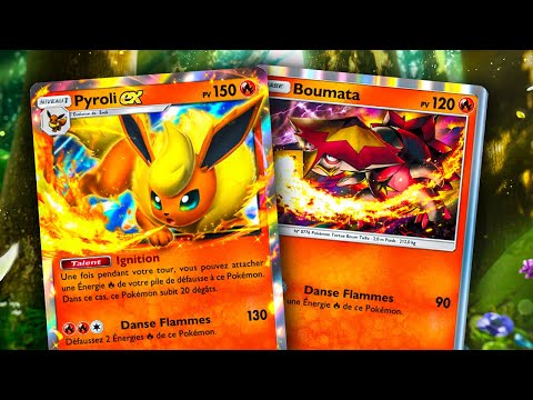 Un DECK DE FEU : PYROLI EX + BOUMATA SUR POKEMON POCKET