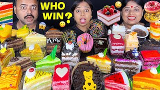 30 PASTRY EATING CHALLENGE & WIN RS.1000/-MONGINIS vs MIO AMORE vs KRIMZ CHOCOLATE CAKE MUKBANG ASMR