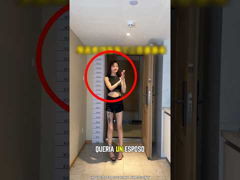 La chica rica eligió a su esposo según su altura ❤️ #shorts