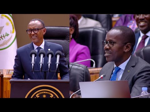 Senateri EVODE yongeye gusetsa Perezida Kagame n abandi baramwenyura !