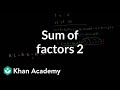 Understanding the Sum of Factors