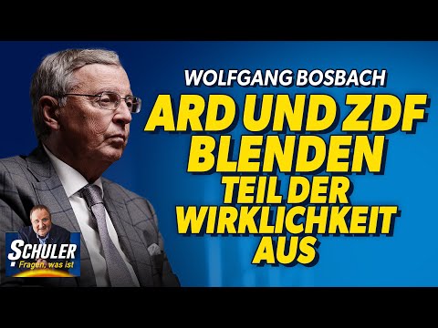 Tagesschau-Klatsche von Wolfgang Bosbach: ARD und ZDF blenden einen Teil der Wirklichkeit aus!