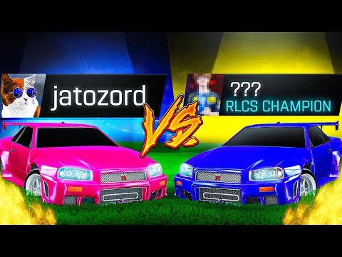 JATOZORD E EU DESTRUÍMOS CAMPEÕES DA RLCS NO ROCKET LEAGUE