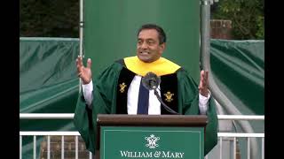 Dr. M. Sanjayan at the 2025 William & Mary Commencement Ceremony [Full]