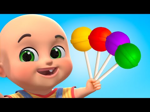 Johny Johny Yes Papa | Learn Color Lolipop Song | Learn with Fun Nursery Rhymes and Kids Song