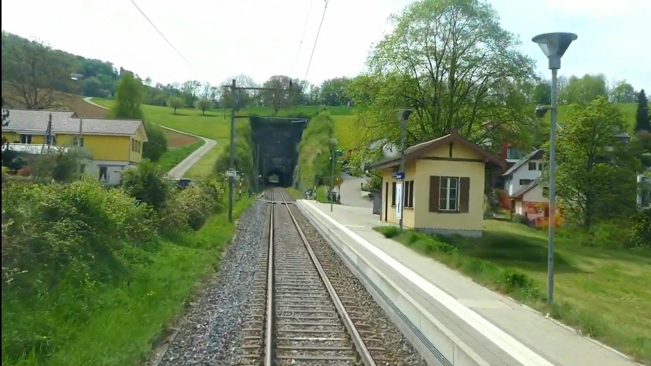 Sissach - Lufelfingen - Olten: Cab ride on the original line between Basel & Olten - lorirocks777