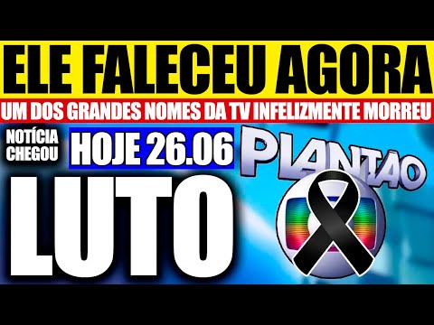 🚨UM DOS GRANDES NOMES DO JORNALISMO, ACABA DE MORRER!! DEIXANDO UM LEGADO E SAUDADES NOS CORAÇÕES..