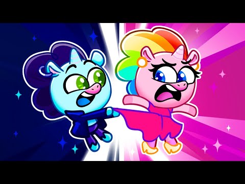 Pink VS Black Secret Room 💖 Color Challenges, Vending Machine Toys + More Funny Cartoons