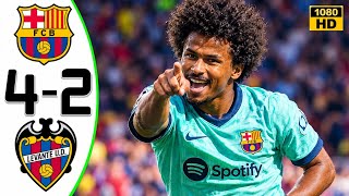 Levante vs Barcelona 2-4 All Goals & Football Highlights 2026 HD