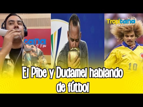 El Pibe y Dudamel hablando de futbol