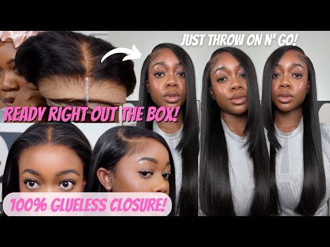 9*6 M-Cap GLUESS Wig! Perfect for Beginners with Pre-cut|Pre-bleached Knots|Pre-plucked#curlymehair