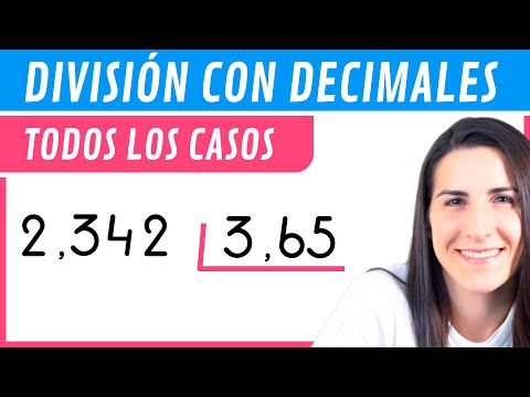 DIVISIÓN de Números DECIMALES 🔢 Proceso y Prueba de la división
