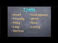 Character Traits in Literature