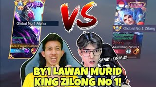 BY1 TERPANAS!! ALPHA FAUZAN VS MURID KING ZILONG NO 1! SAMBIL ON MIC!