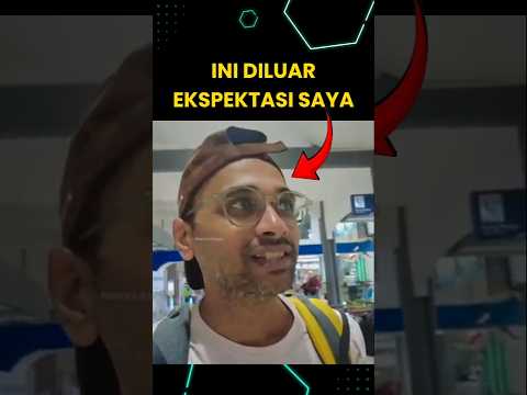 Turis India Kagum Naik Kereta Indonesia #shorts #bule #reaction #viralshorts