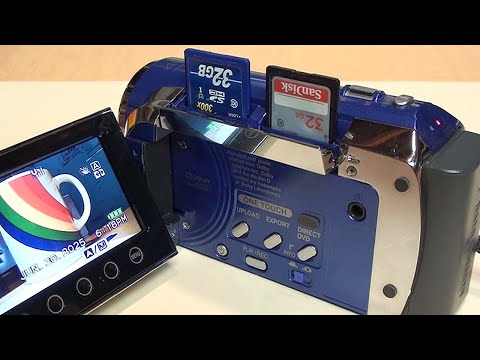 JVC's dual SD card slot camcorder - GZ-MS120 (2009)