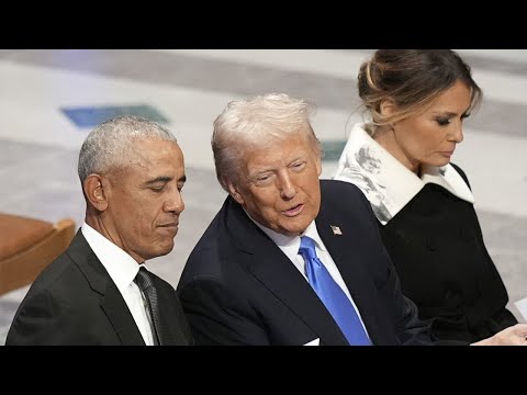 Historic Meeting: Trump & Obama Sit Together at Carter’s Funeral