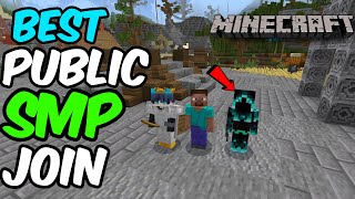 📌 Join My New Minecraft Public SMP 🌎 | Java + Pocket | 24/7 Online 🤑