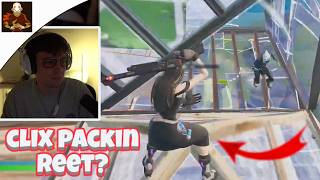 CLIX vs REET😳 (BAD AUDIO) [FORTNITE TOKEN/WAGER]