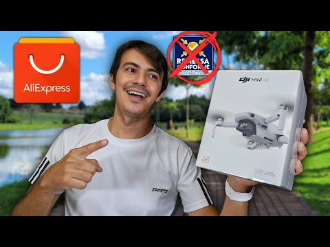 Comprei o DJI MINI 4K no ALIEXPRESS e esse foi o RESULTADO!