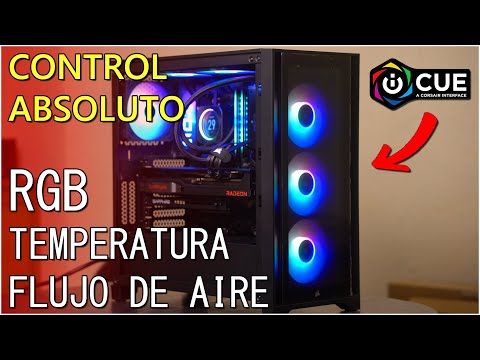 EL MEJOR software DEFINITIVO para RGB, TEMPERATURAS y FLUJO DE AIRE de tu PC? | Corsair iCUE Reseña