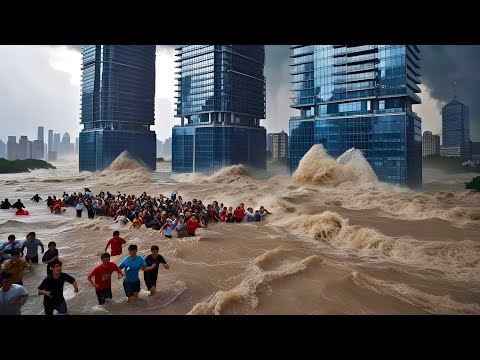 China will never be the same! Dozens of bridges destroyed, thousands of houses under water! Flooding