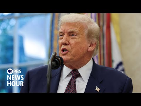 YouTube video thumbnail: As Trump's Tariffs Kick in, Economist Breaks Down Inflation and Recession Warning Signs
