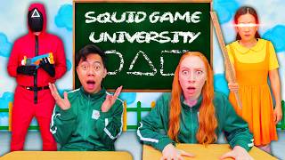 We get TRAPPED in SQUID GAME SCHOOL!