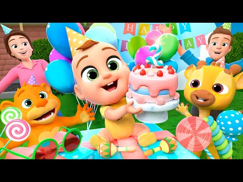 Hooray! It’s Birthday Time! | Happy Birthday Song | Lalafun Nursery Rhymes & Kids Songs