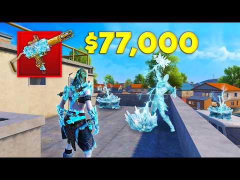 $77,000 UC NEW GLACIER SKINS IN PUBG MOBILE 🔥